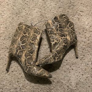 Express Snake Skin Boots